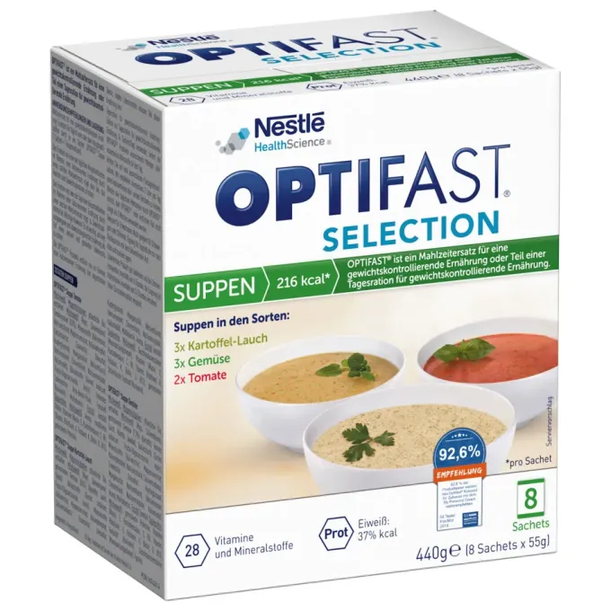 OPTIFAST Selection Suppen Pulver 8X55 g