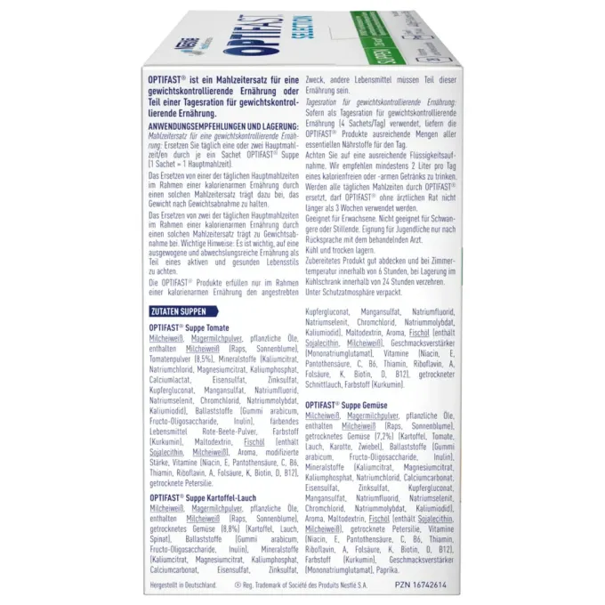 OPTIFAST Selection Suppen Pulver 8X55 g