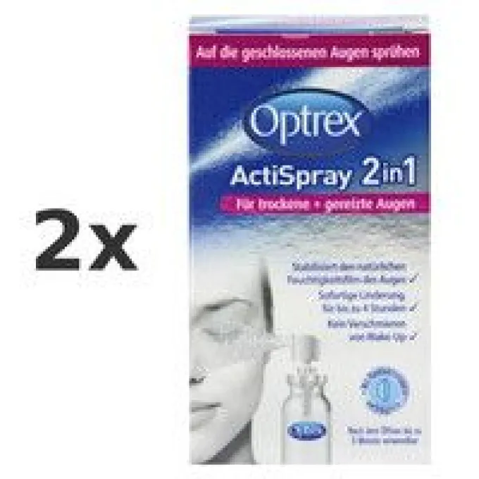 OPTREX ActiSpray 2in1 f.trockene+gereizte Augen 2x10ml