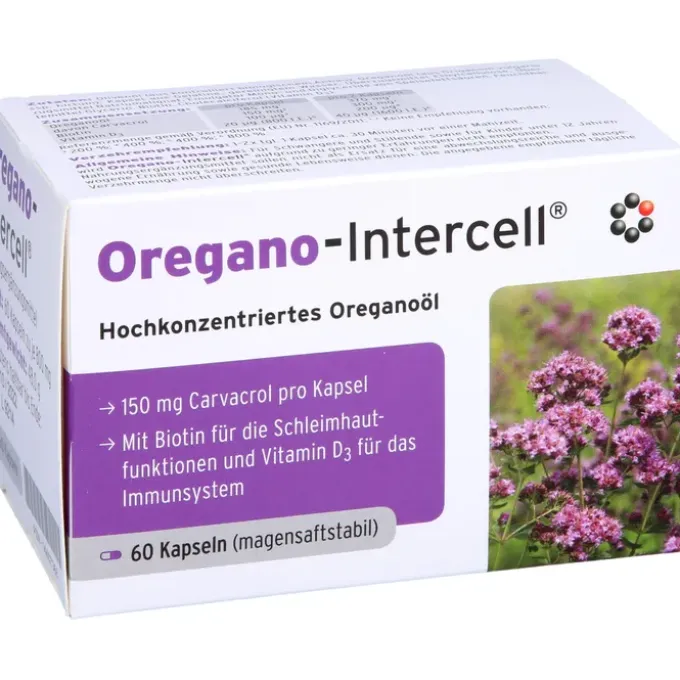 OREGANO-INTERCELL magensaftresistente Weichkapseln 60 Stück