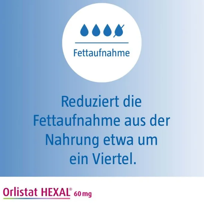 ORLISTAT HEXAL 60 mg Hartkapseln 84 St
