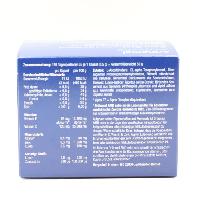 ORTHOMOL AMD extra Kapseln 120 Stück