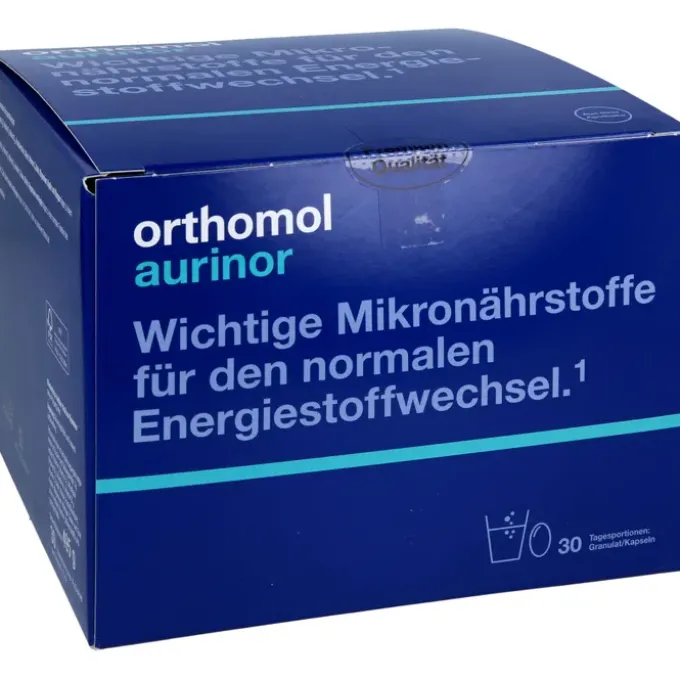 ORTHOMOL aurinor Granulat/Kaps.Kombipack. 30 Stück