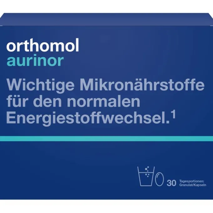ORTHOMOL aurinor Granulat/Kaps.Kombipack. 30 Stück