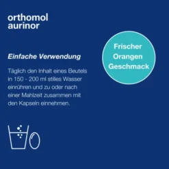 ORTHOMOL aurinor Granulat/Kaps.Kombipack. 30 Stück