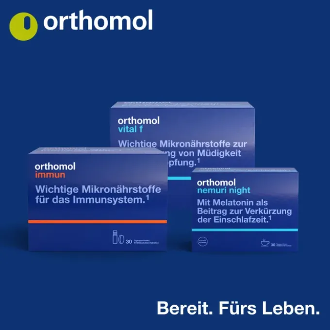 ORTHOMOL aurinor Granulat/Kaps.Kombipack. 30 Stück