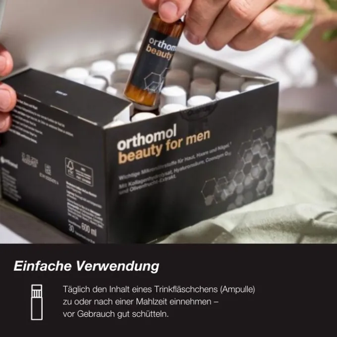 ORTHOMOL beauty for Men Trinkampullen 30 Stück