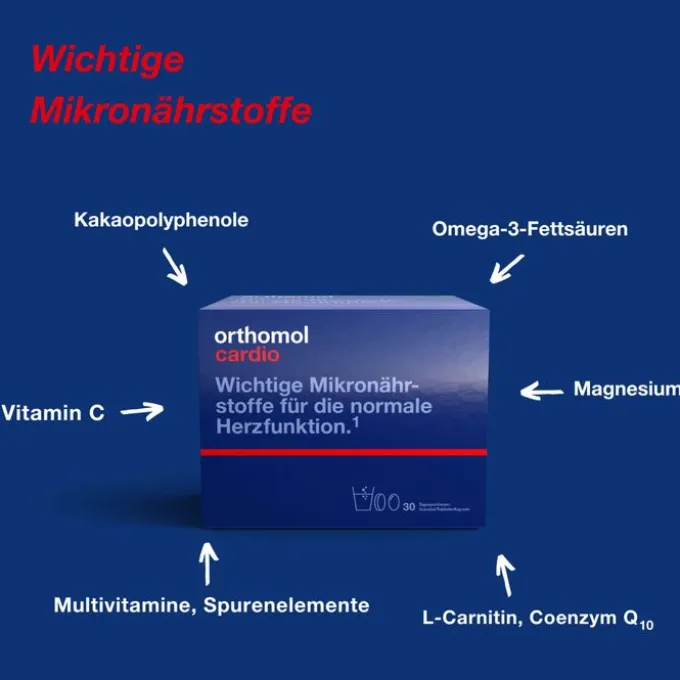 ORTHOMOL Cardio Granulat/Kaps./Tabl.Kombipack. 1 Stück