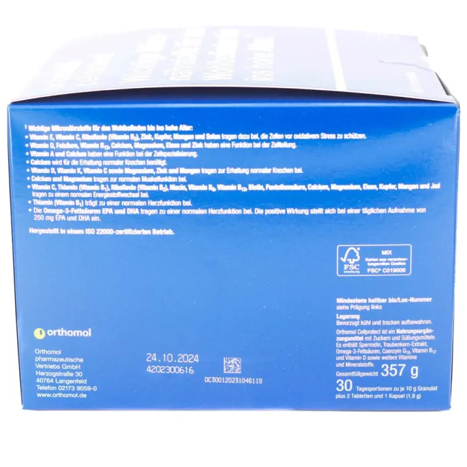 ORTHOMOL Cellprotect Granulat/Tabl./Kapseln Kombi. 1Stück
