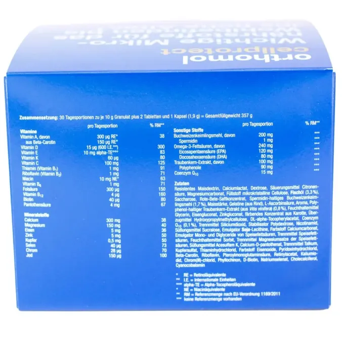 ORTHOMOL Cellprotect Granulat/Tabl./Kapseln Kombi. 1Stück