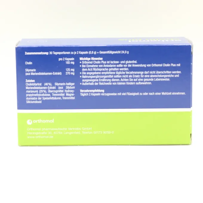 ORTHOMOL Cholin Plus Kapseln 60 Stück