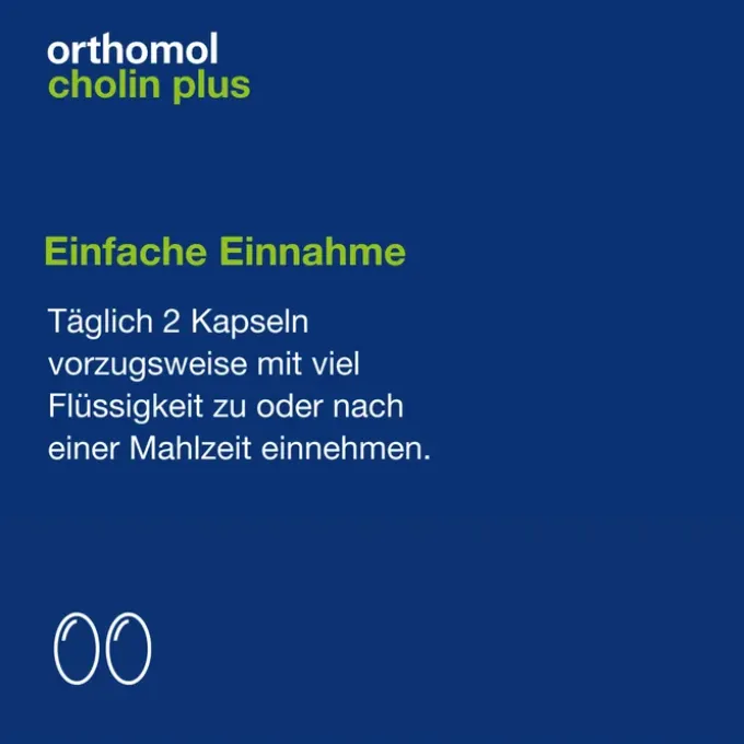 ORTHOMOL Cholin Plus Kapseln 60 Stück