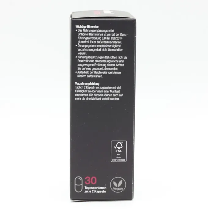 ORTHOMOL Hair intense Kapseln 60 Stück