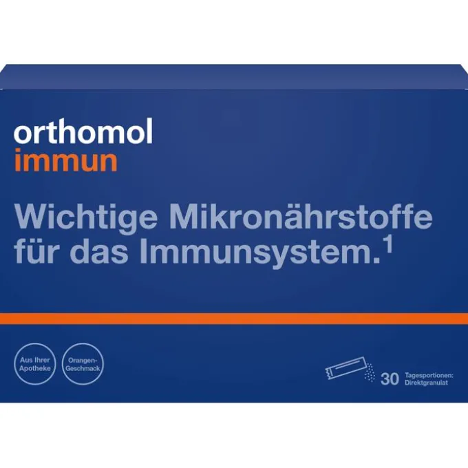 ORTHOMOL Immun Direktgranulat Orange 30 Stück