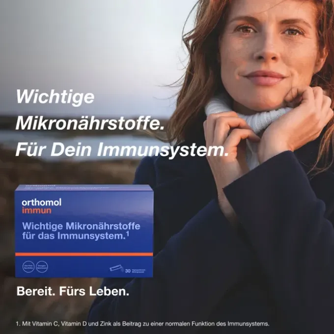 ORTHOMOL Immun Direktgranulat Orange 30 Stück