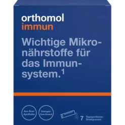 ORTHOMOL Immun Direktgranulat Orange 7 Stück