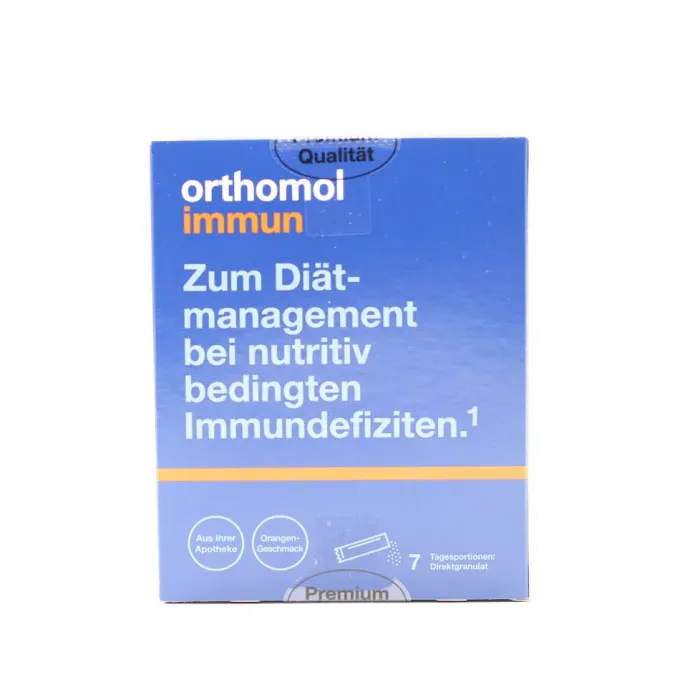 ORTHOMOL Immun Direktgranulat Orange 7 Stück
