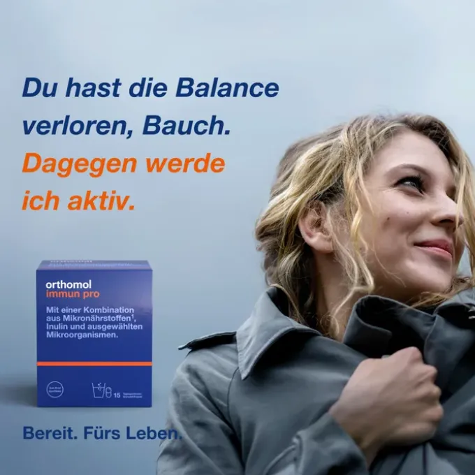 ORTHOMOL Immun pro Granulat/Kapseln Kombipack. 15 Stück