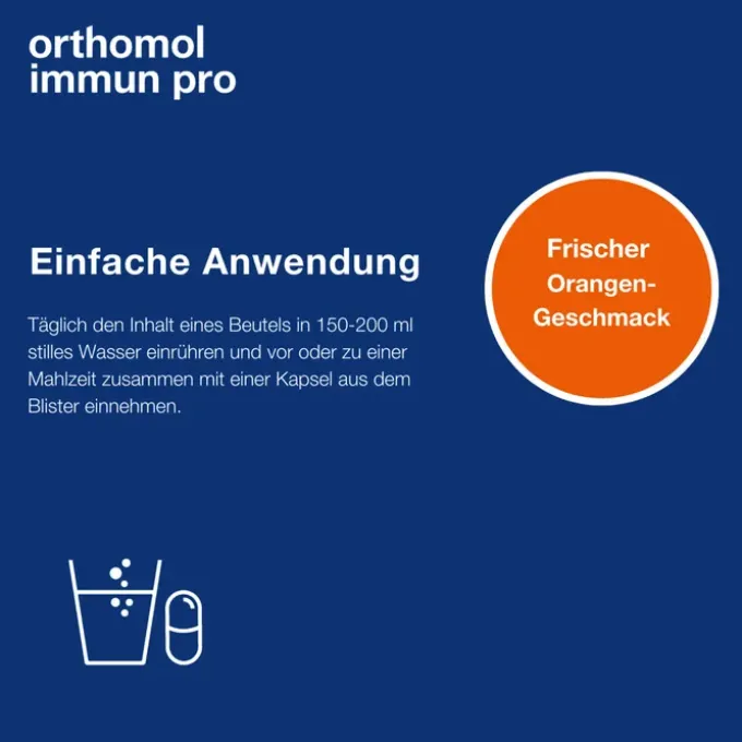 ORTHOMOL Immun pro Granulat/Kapseln Kombipack. 15 Stück