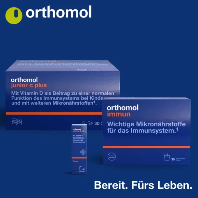 ORTHOMOL Immun pro Granulat/Kapseln Kombipack. 15 Stück