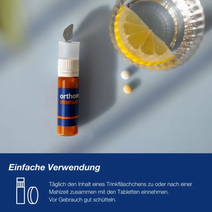 ORTHOMOL Immun Trinkfläschchen/Tabl.Kombipack. 30 Stück