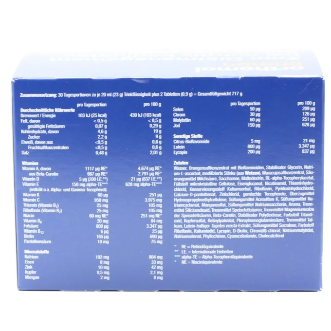 ORTHOMOL Immun Trinkfläschchen/Tabl.Kombipack. 30 Stück