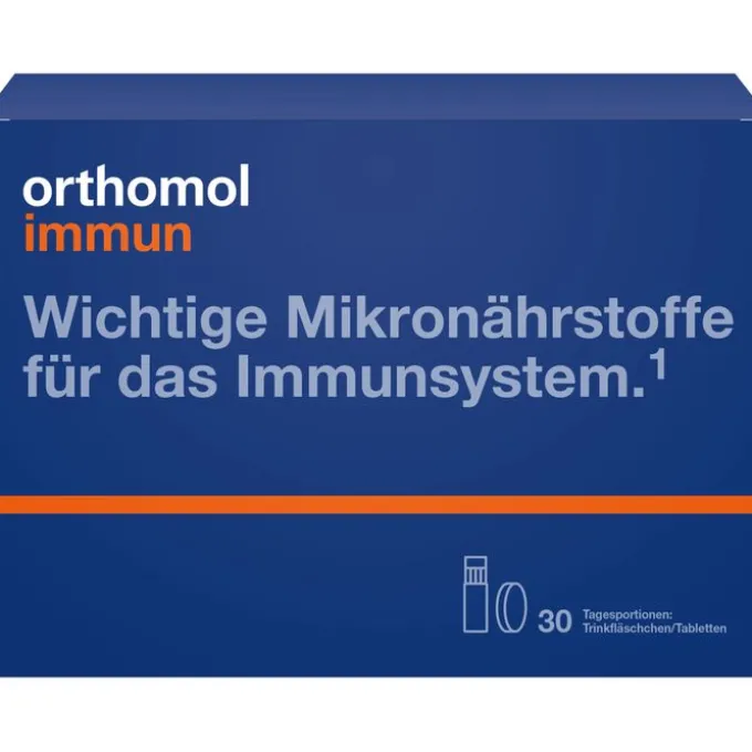 ORTHOMOL Immun Trinkfläschchen/Tabl.Kombipack. 30 Stück