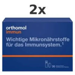 ORTHOMOL Immun Trinkfläschchen/Tabl.Kombipack. Set 2x30St
