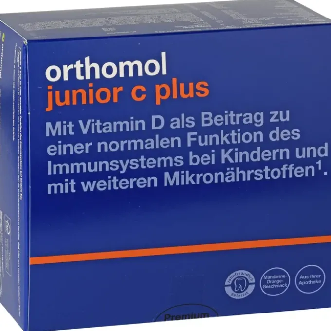 ORTHOMOL Junior C plus Kautabl.Mandarine/Orange 30 Stück