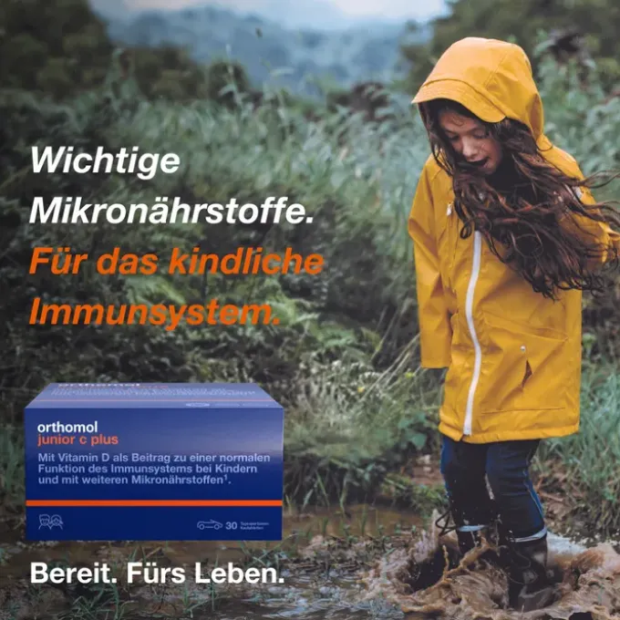 ORTHOMOL Junior C plus Kautabl.Mandarine/Orange 30 Stück