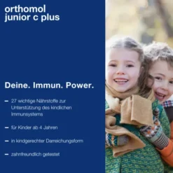 ORTHOMOL Junior C plus Kautabl.Mandarine/Orange 30 Stück
