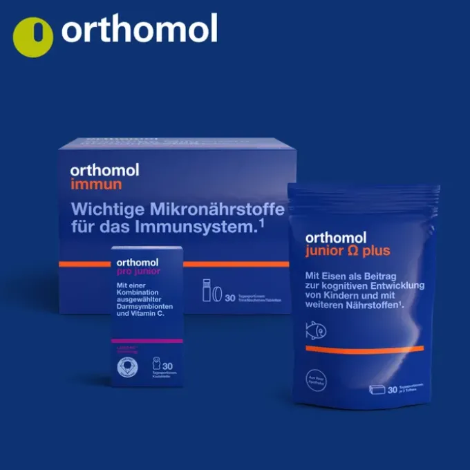 ORTHOMOL Junior C plus Kautabl.Mandarine/Orange 30 Stück