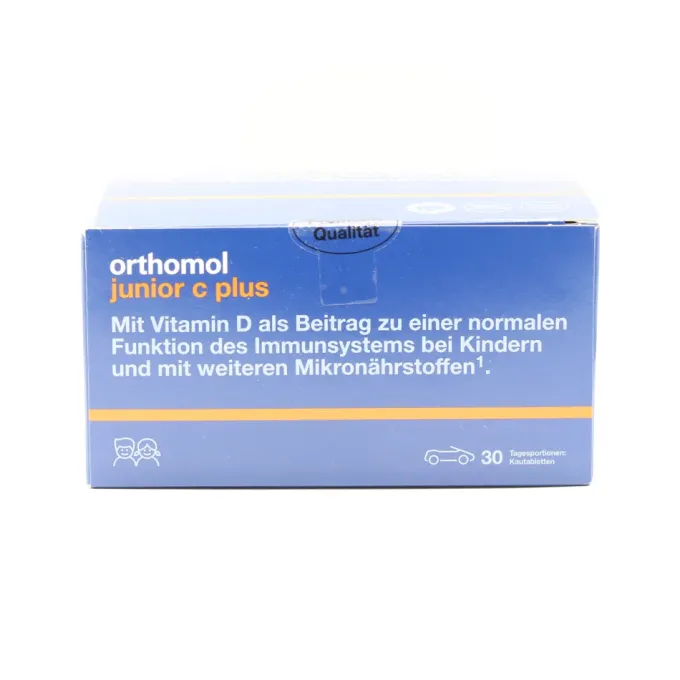 ORTHOMOL Junior C plus Kautabl.Mandarine/Orange 30 Stück