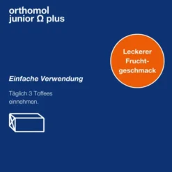 ORTHOMOL Junior Omega plus Kaudragees 90 Stück