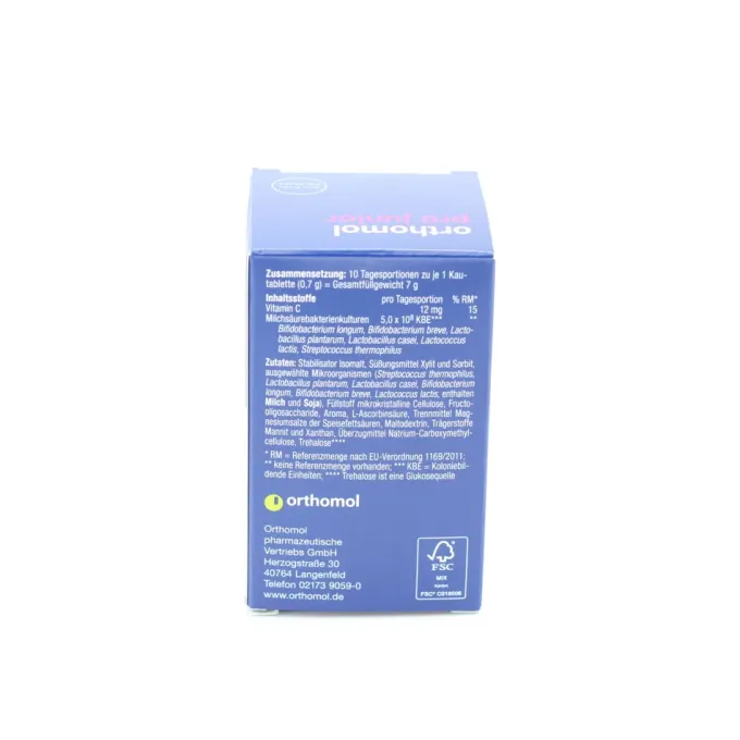 ORTHOMOL pro junior Kautabletten 10 Stück