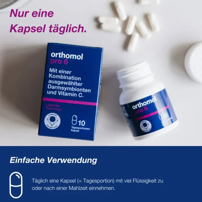 ORTHOMOL pro 6 Kapseln 10 Stück