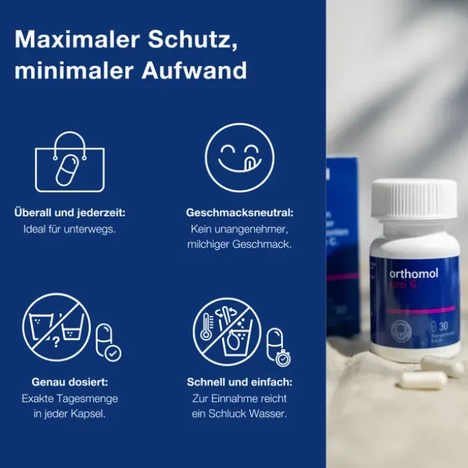 ORTHOMOL pro 6 Kapseln 10 Stück