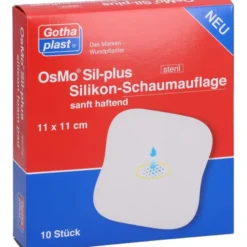 OSMO SIL-plus Silikon-Schaumauflage 11x11 cm ster. 10 St