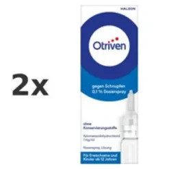 OTRIVEN 0,1% Dosierspray ohne Konserv.Stoffe 2x10 ml