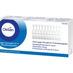 OTRIVEN 0,1% Nasentropfen Einzeldosispipetten 12 ml