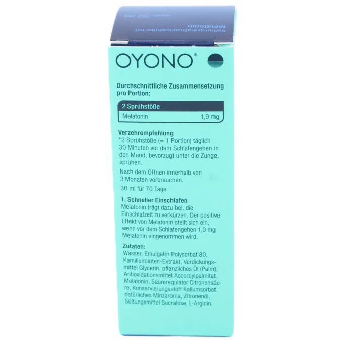 OYONO Nacht Intens Melatoninspray 30 ml