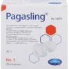 PAGASLING Mulltupfer Gr.3 pflaumengroß steril 20X4 St