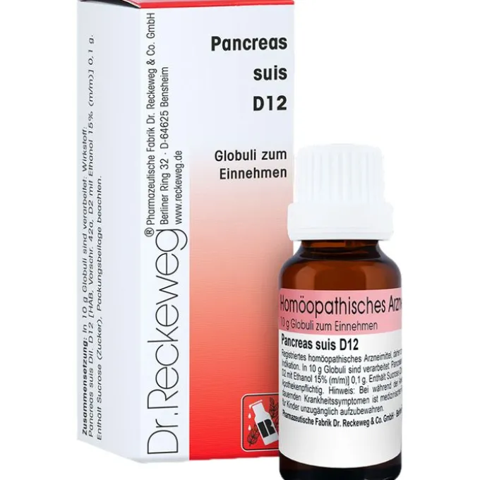 PANCREAS SUIS D 12 Globuli 10 g