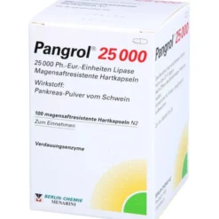 PANGROL 25.000 Hartkps.m.magensaftr.überz.Pell. 100 St
