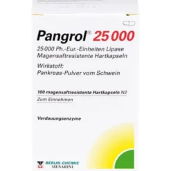 PANGROL 25.000 Hartkps.m.magensaftr.überz.Pell. 100 St