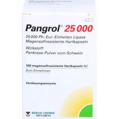 PANGROL 25.000 Hartkps.m.magensaftr.überz.Pell. 100 St