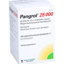 PANGROL 25.000 Hartkps.m.magensaftr.überz.Pell. 100 St