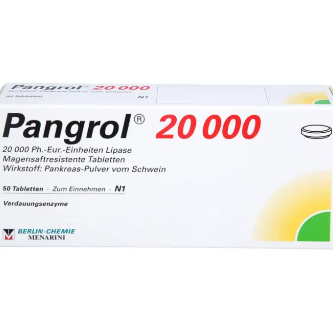 PANGROL 20.000 magensaftresistente Tabletten 50 St