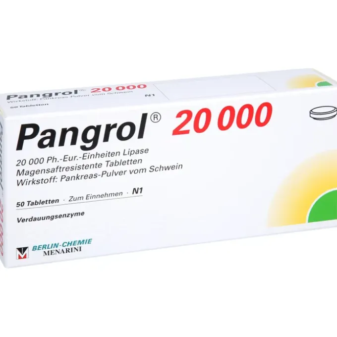 PANGROL 20.000 magensaftresistente Tabletten 50 St