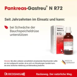 PANKREAS-GASTREU N R72 Mischung 22 ml